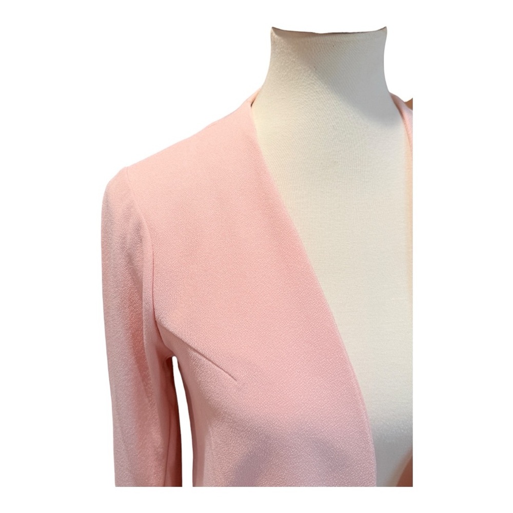 Bcbgeneration Pink Open Front Blazer, Asymmetrica… - image 3
